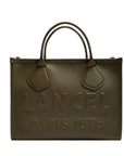 LANCEL - TOTE BAG JOUR - Taille M - KAKI FONCE -