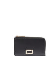 LANCEL - PORTE CARTES ZIP ANGELE - NOIR -