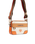 LANCEL - ROLAND GARROS - SAC CAMERA ZIP - NATUREL/TERRE