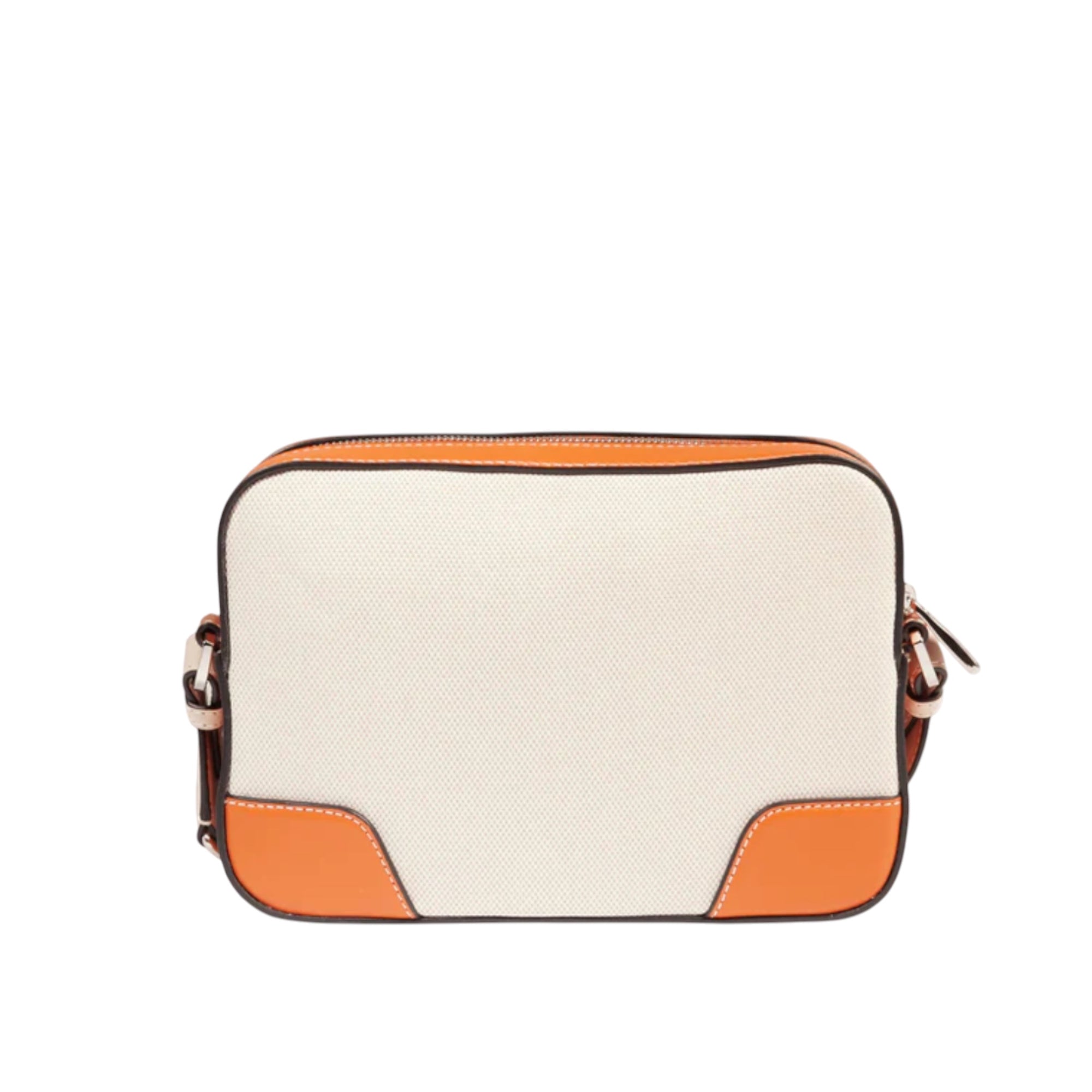 LANCEL - ROLAND GARROS - SAC CAMERA ZIP - NATUREL/TERRE