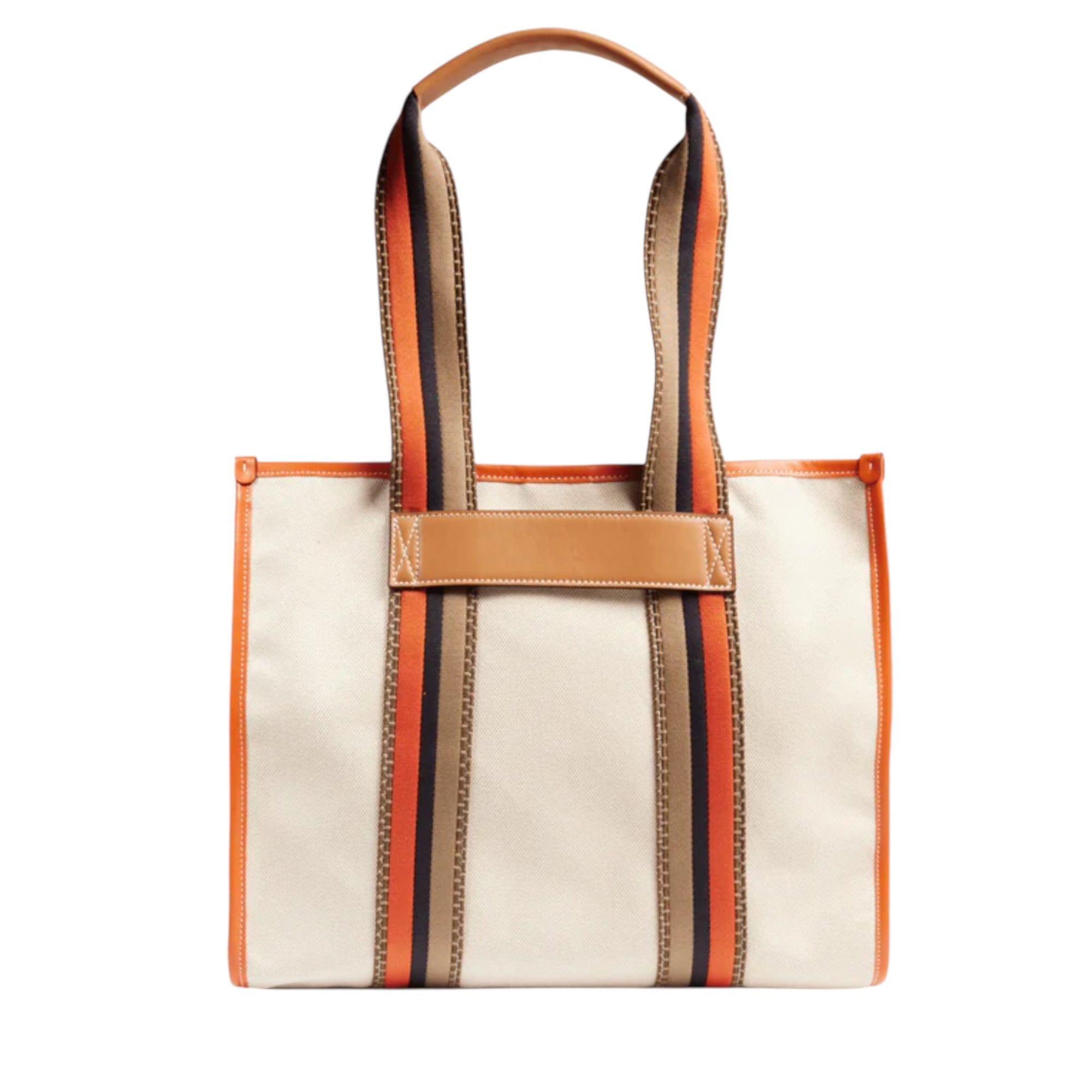 LANCEL - ROLAND GARROS - TOTE BAG ZIP - TERRE/BATTU