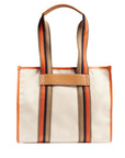 LANCEL - ROLAND GARROS - TOTE BAG ZIP - TERRE/BATTU