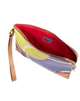 LANCEL - ROLAND GARROS - POCHETTE DRAGONNE ZIP - MULTICOLORE