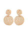 GAS BIJOUX - Boucles d'oreilles ONDE GOURMETTE CLIPS petit modèle dorées à l'or fin