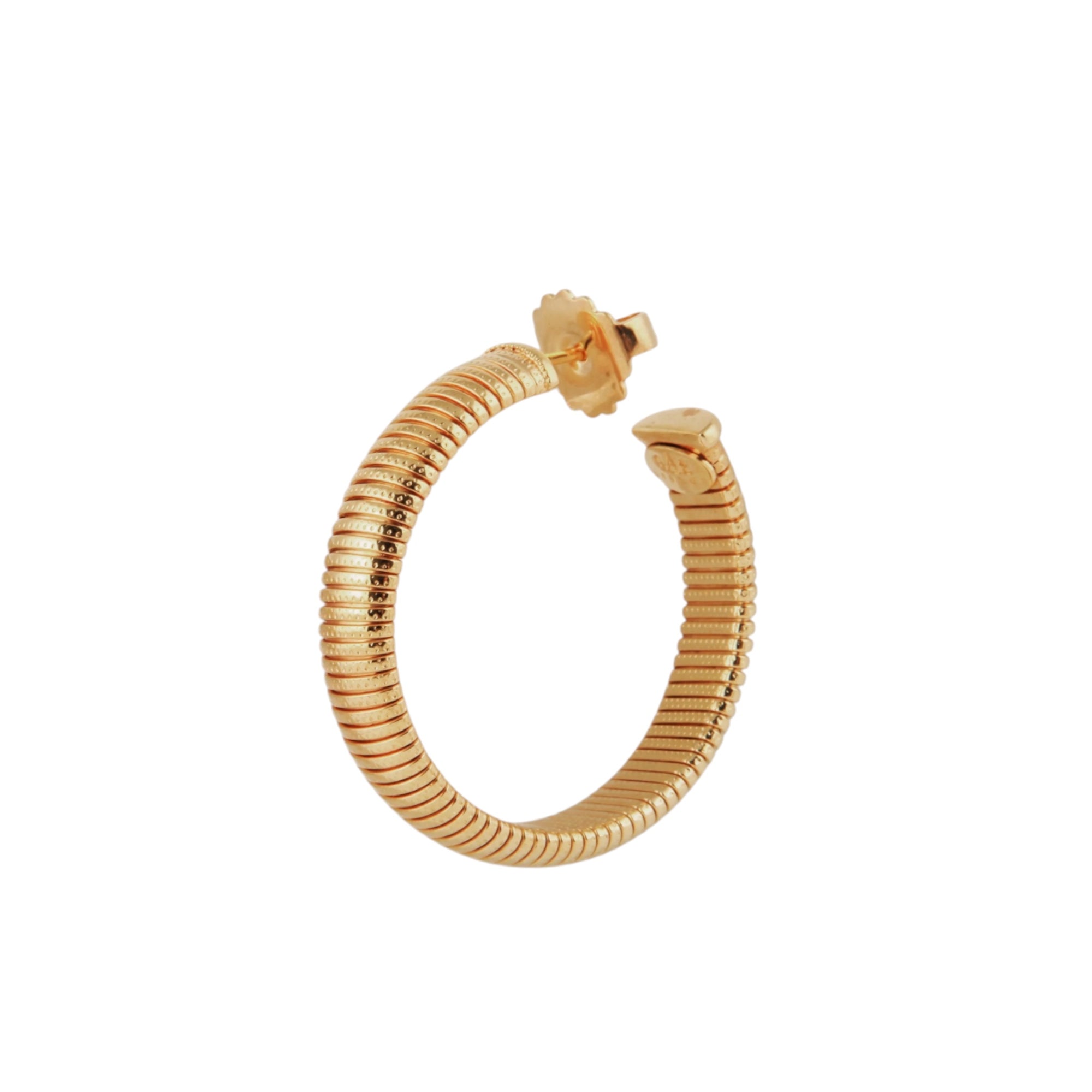 GAS BIJOUX - BOUCLES D'OREILLES CRÉOLES MILO dorées à l'or fin
