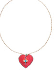 HIPANEMA - COLLIER FORTAZA - ROUGE