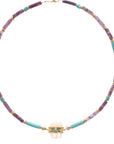 HIPANEMA - COLLIER KOMBOU LILAS