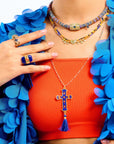 HIPANEMA - COLLIER POLINA INDIGO