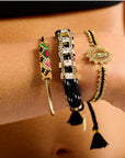HIPANEMA - BRACELET IAGO - NOIR