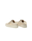 VANESSA WU - BASKETS ECLAIR SUMMER BEIGE ET OR ET SCRATCHS