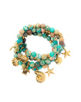 MADAMIRMA - BRACELET AQUA - TORTUE