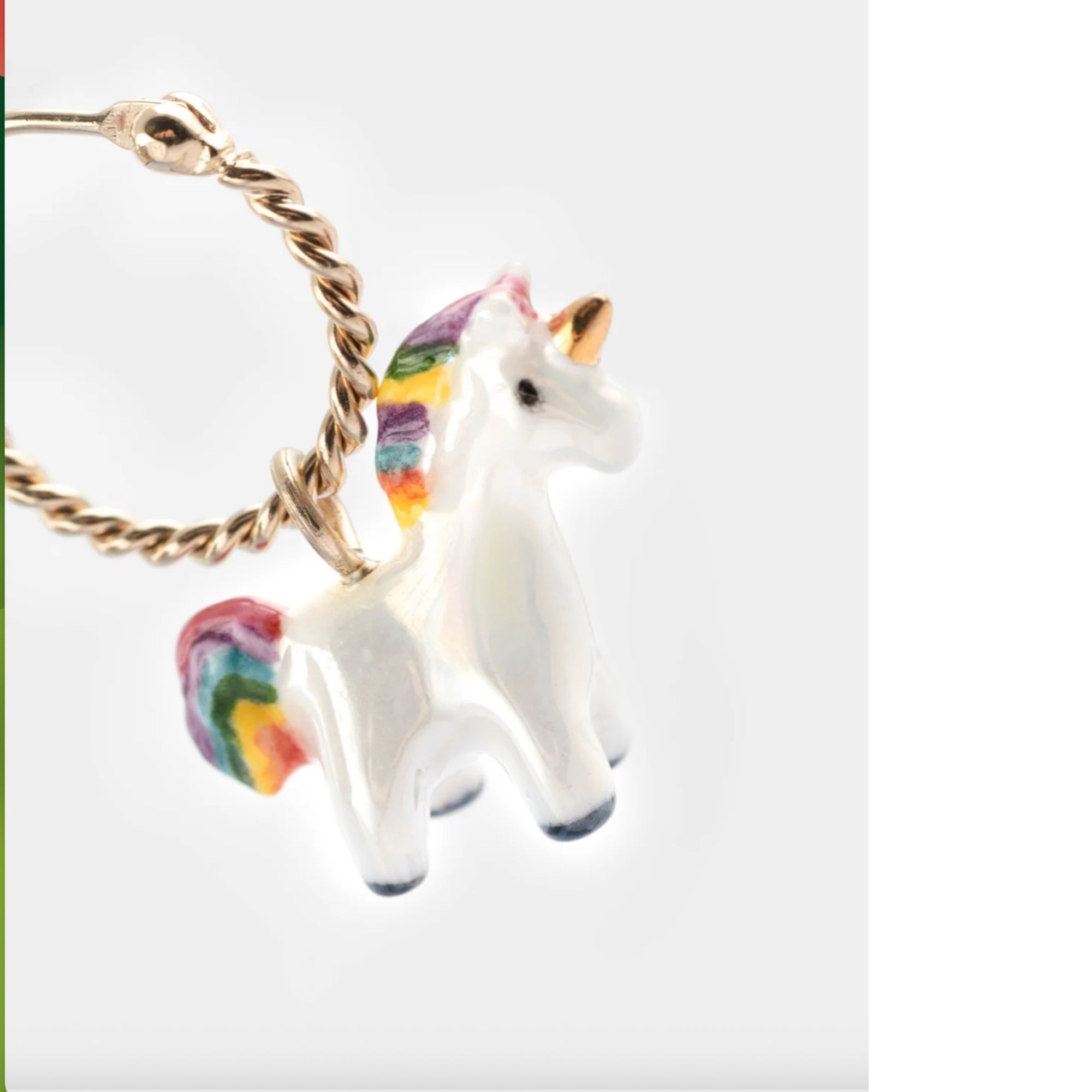 NACH - MINI CREOLE LICORNE - VENDUE A L'UNITE