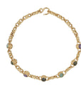 GAS BIJOUX - COLLIER AMARANTE doré à l'or fin - AMETHYSTE ET JASPE