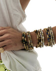 SIGAL - BRACELET YARA SHINY CAMEL