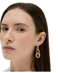 GAS BIJOUX - BOUCLES d'OREILLES ALMARA dorées à l'or fin