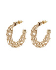 GAS BIJOUX - BOUCLES D'OREILLES FILEO petit modèle dorées à l'or fin