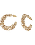 GAS BIJOUX - BOUCLES D'OREILLES FILEO petit modèle dorées à l'or fin