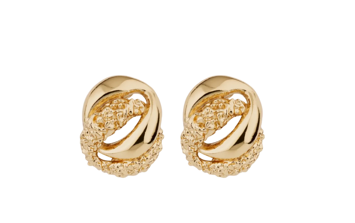 GAS BIJOUX - BOUCLES D'OREILLES PUCE MIRA DORÉES CLIPS