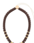 PARABAYA - COLLIER PRAIA LIGNE TERRA - CHOCOLAT
