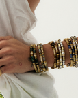 ZIGAL - BRACELET DISC GOLD AND SILVER