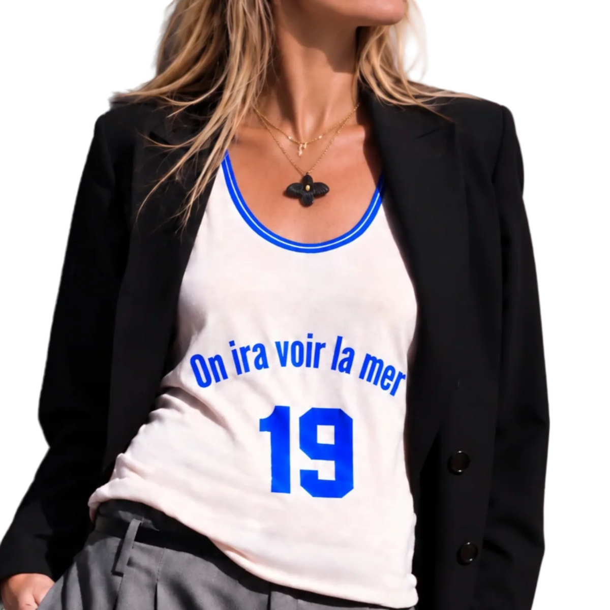 LE MONDE EST STONE - COLLIER EAGLE LABRODORITE CENTRE OEIL DE TIGRE