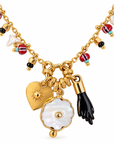 GAS BIJOUX - COLLIER GIPSY CHARMS - MÉTAL DORÉ
