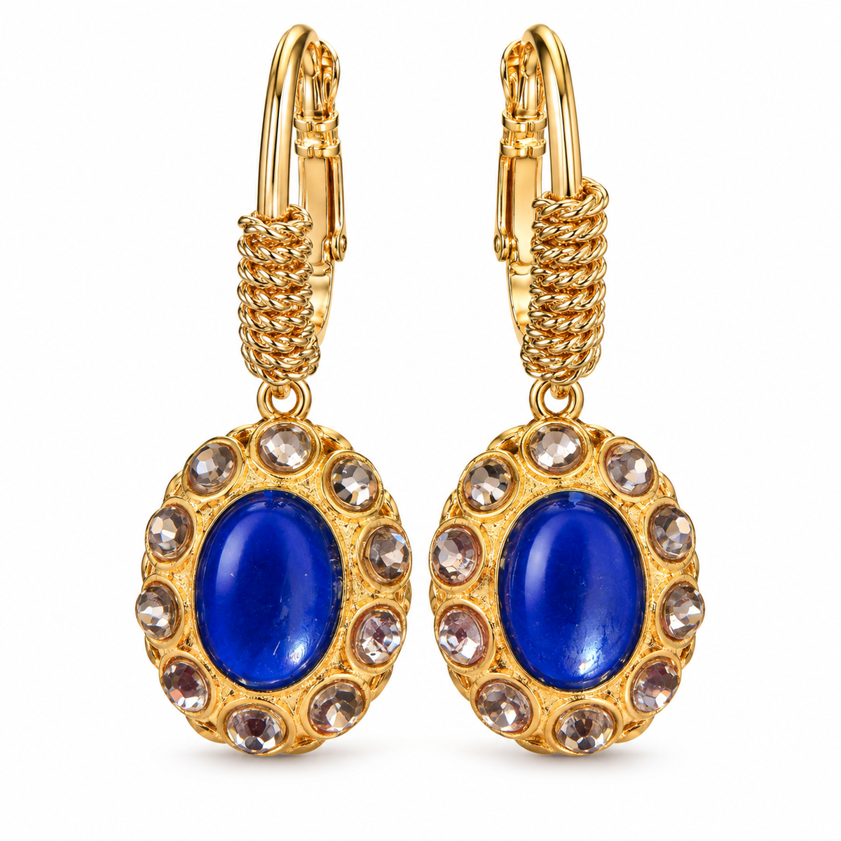 GAS BIJOUX - BOUCLES D'OREILLES TAO SPLASH - MÉTAL DORÉ