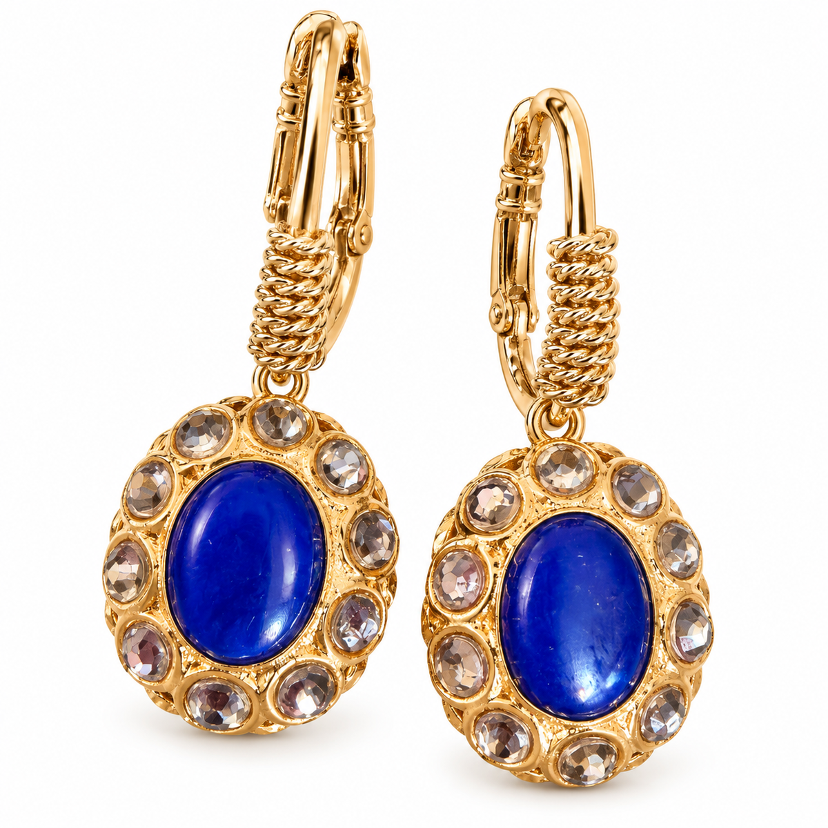 GAS BIJOUX - BOUCLES D'OREILLES TAO SPLASH - MÉTAL DORÉ