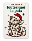 ENCRE ET CREATIONS - MAGNETS - THEME J'AIME PAS NOEL