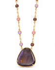GAS BIJOUX - SAUTOIR PERLA GIPSEA GRAND MODELE - ONYX