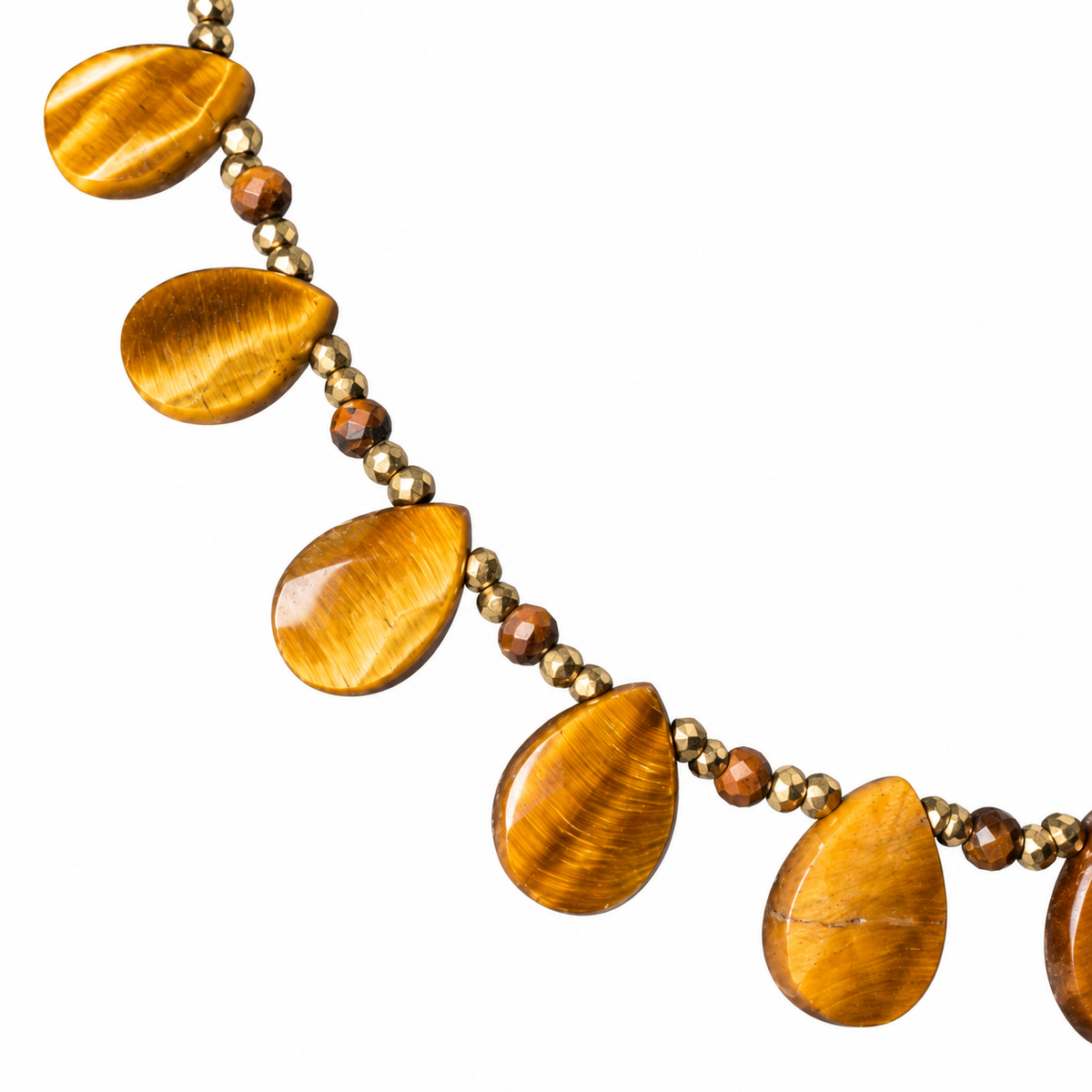 LE MONDE EST STONE - COLLIER AURA OEIL DE TIGRE