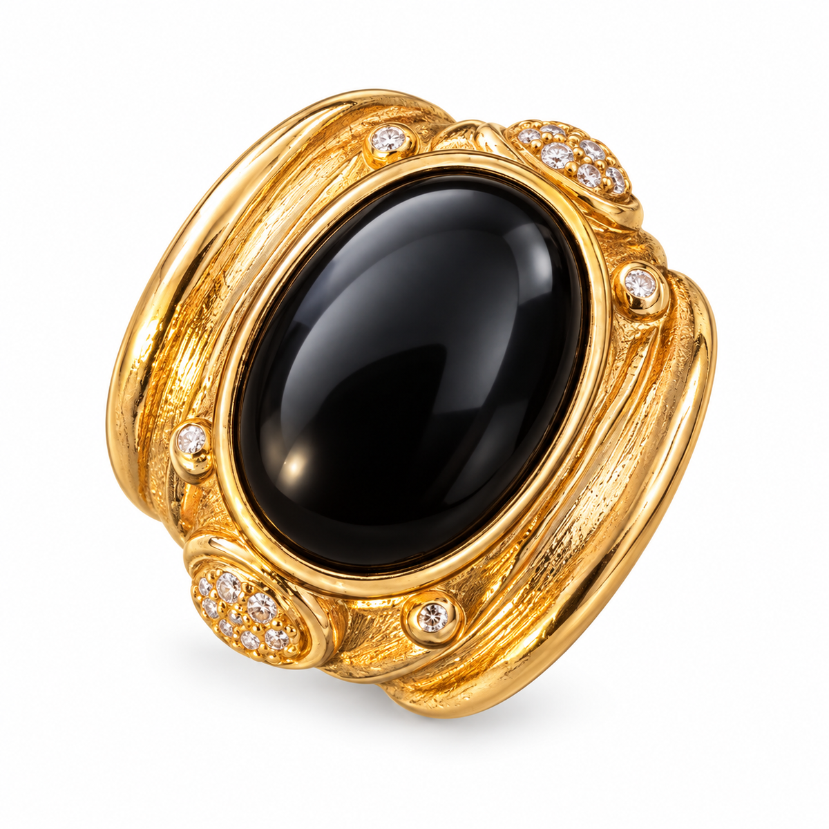 GAS BIJOUX - BAGUE SIMONE DOREE - TAILLE M