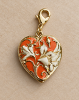 GAS BIJOUX - CHARMS CŒUR DORÉE E-MAIL ORANGE