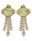 GAS BIJOUX - BOUCLES D’OREILLES TIKI DORÉES - JADE