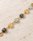 GAS BIJOUX - BRACELET RAINBOW SQUARE MULTICOLORE - NEW COLOR