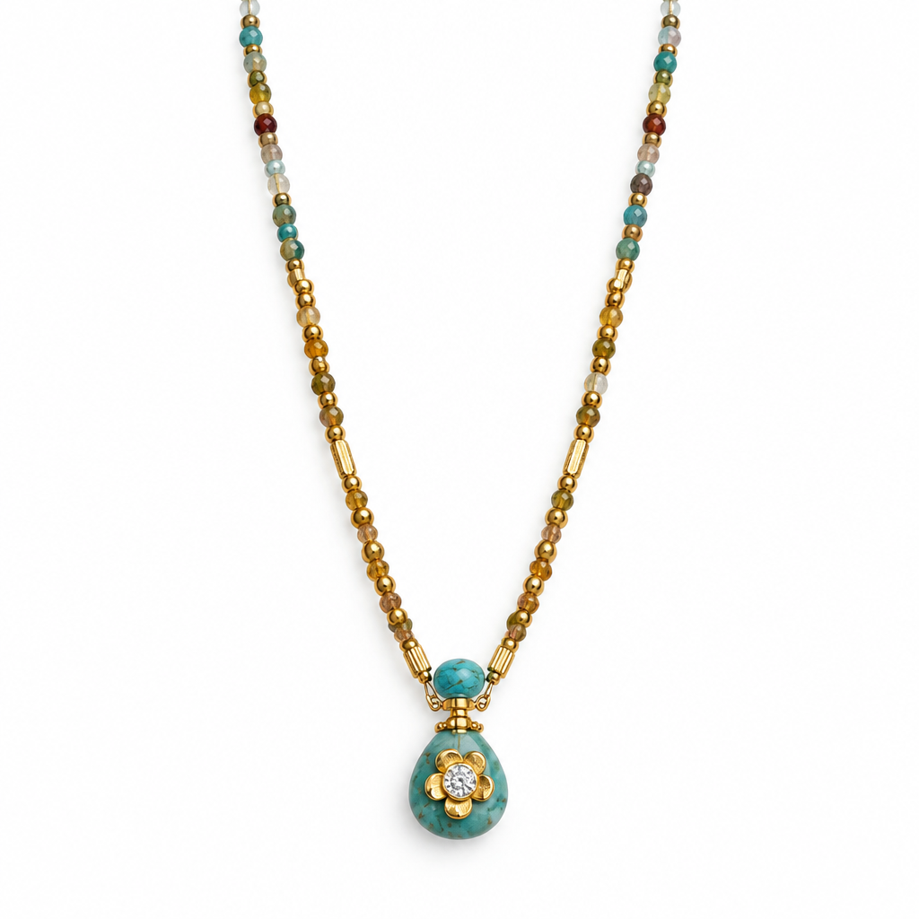 KHARMARI - COLLIER MAGUY TURQUOISE