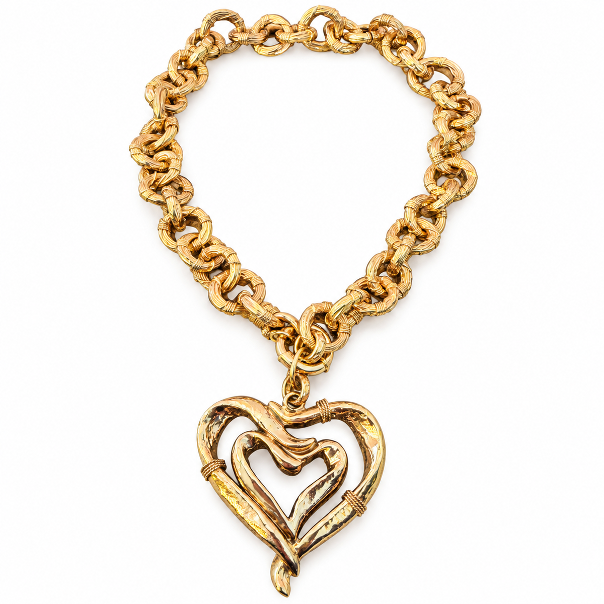 GAS BIJOUX - COLLIER MAILLE ARIANE CHARMS - MÉTAL DORÉ