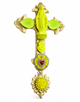 AZAFRAN ROZA - EX-VOTO DORÉ ET JAUNE FLUO