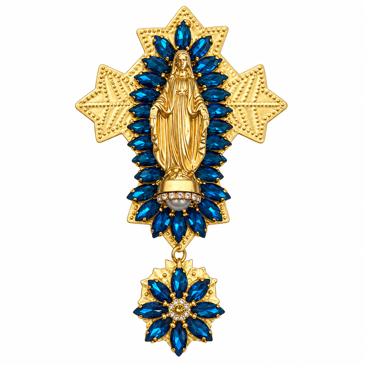 AZAFRAN ROZA - EX VOTO DORÉ ET BLEU