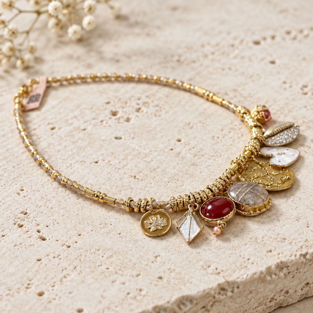 GAS BIJOUX - COLLIER BELLAGIO - MÉTAL DORÉ