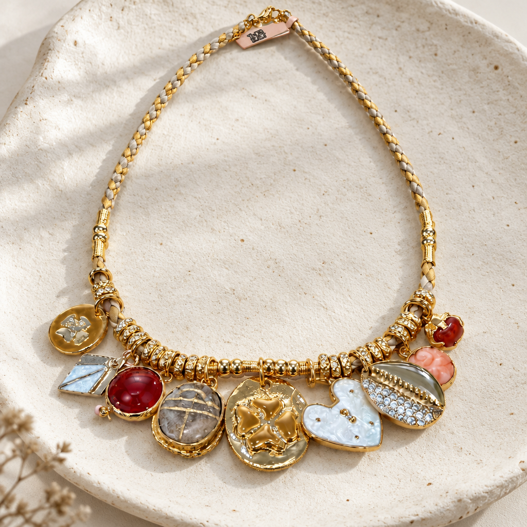 GAS BIJOUX - COLLIER BELLAGIO - MÉTAL DORÉ