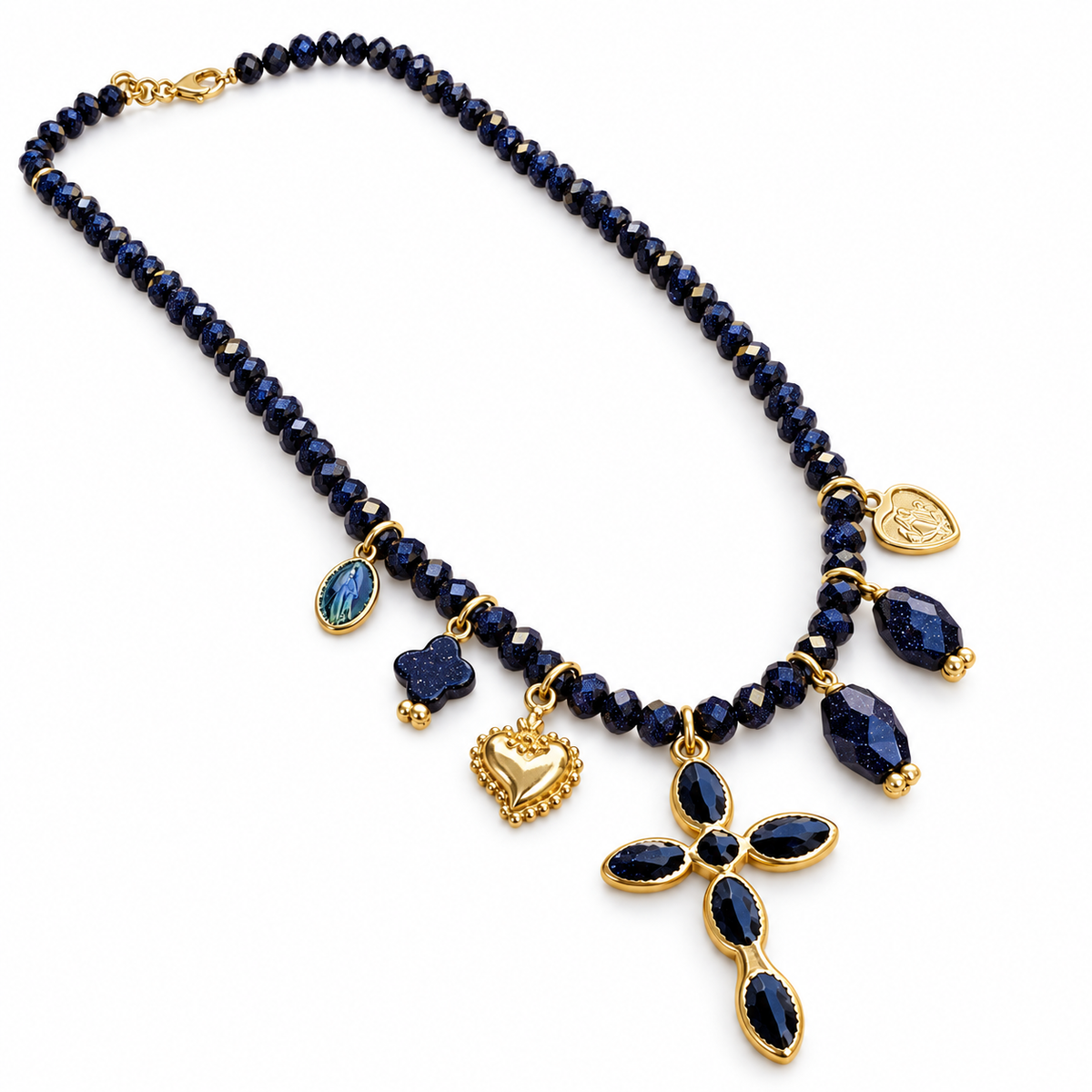 BY GARANCE - COLLIER LOOK - BLEU MARINE