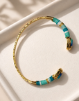 GAS BIJOUX - JONC DUALITY PETIT SCARAMOUCHE - TURQUOISE