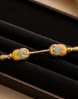 GAS BIJOUX - BRACELET DUALITY TORSADE EMAIL grand modele