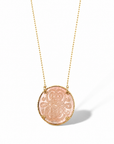 GAS BIJOUX - COLLIER SUN DIVA GRAND MODELE - NACRE GRISE