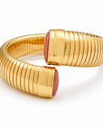 GAS BIJOUX - BRACELET ANTIGONE DORÉ - JASPE