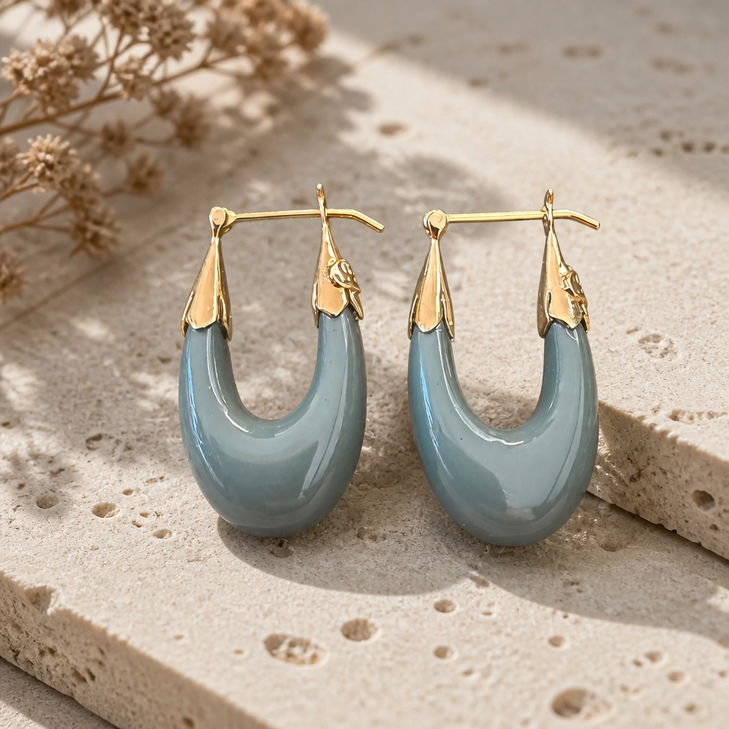 GAS BIJOUX - BOUCLES D'OREILLES ECUME PETITS MODELES - ACETATE - 7 COULEURS