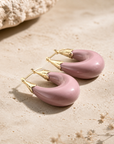 GAS BIJOUX - BOUCLES D'OREILLES ECUME PETITS MODELES - ACETATE - 7 COULEURS