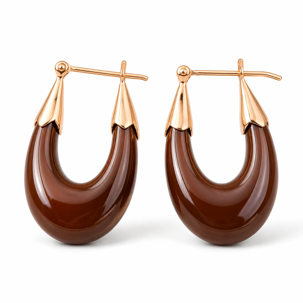 GAS BIJOUX - BOUCLES D'OREILLES ECUME PETITS MODELES - ACETATE - 7 COULEURS
