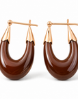 GAS BIJOUX - BOUCLES D'OREILLES ECUME PETITS MODELES - ACETATE - 7 COULEURS